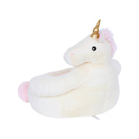 Poltrona unicorno per bambini, rosa / bianco