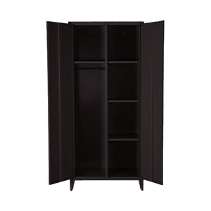 Armadio per camera guardaroba industriale in metallo 2 ante, 4