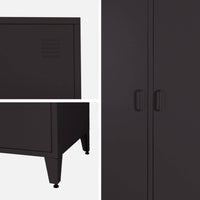 Armadio per camera guardaroba industriale in metallo 2 ante, 4