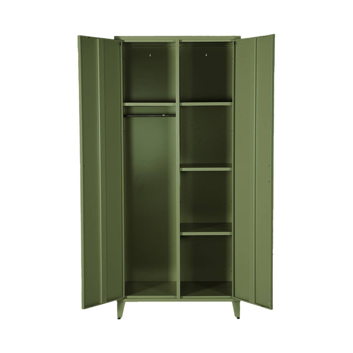 Armadio per camera guardaroba industriale in metallo 2 ante, 4