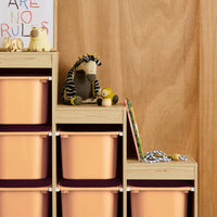 Mobile contenitore per bambini a scala con 6 contenitori, pesca