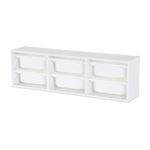 Contenitore per bambini, 6 contenitori, bianco