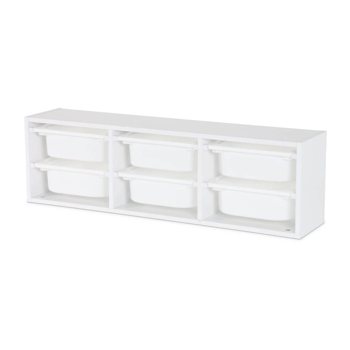 Contenitore per bambini, 6 contenitori, bianco