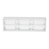 Contenitore per bambini, 6 contenitori, bianco