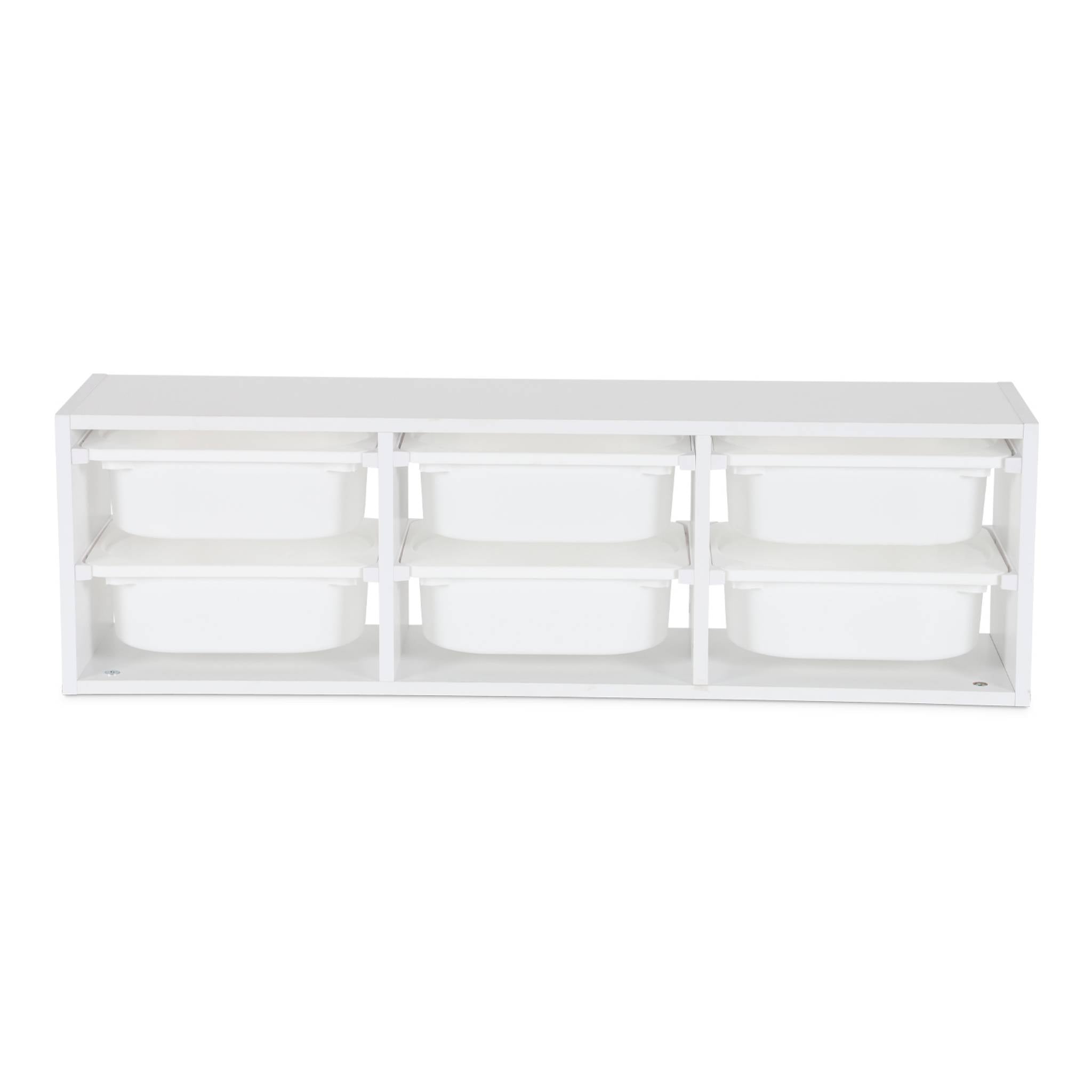 Contenitore per bambini, 6 contenitori, bianco