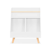 Contenitore per bambini, 2 scomparti, bianco