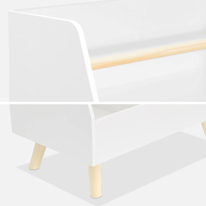 Contenitore per bambini, 2 scomparti, bianco