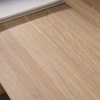 Scrivania effetto legno con 2 ante e 2 cassetti, 140cm, marrone