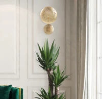 Lampada Da Muro Simple Glam Cm 28,5X8X46