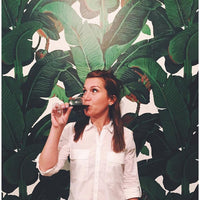 Carta da Parati Foglie di Banano Carta Vegana 250x200cm 5,5mq 