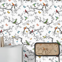 Carta da Parati Battito di Ali Carta Vegana 250x200cm 5,5mq 