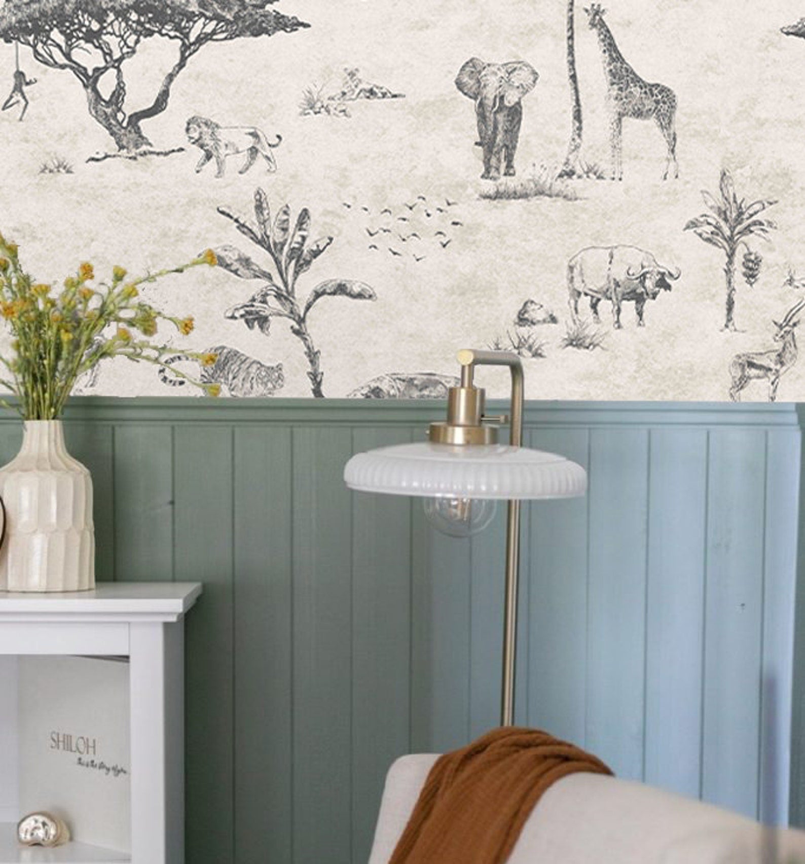 Carta da Parati Safari Carta Vegana 250x200cm 5,5mq 