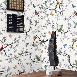 Carta da Parati Battito di Ali Carta Vegana 250x200cm 5,5mq 