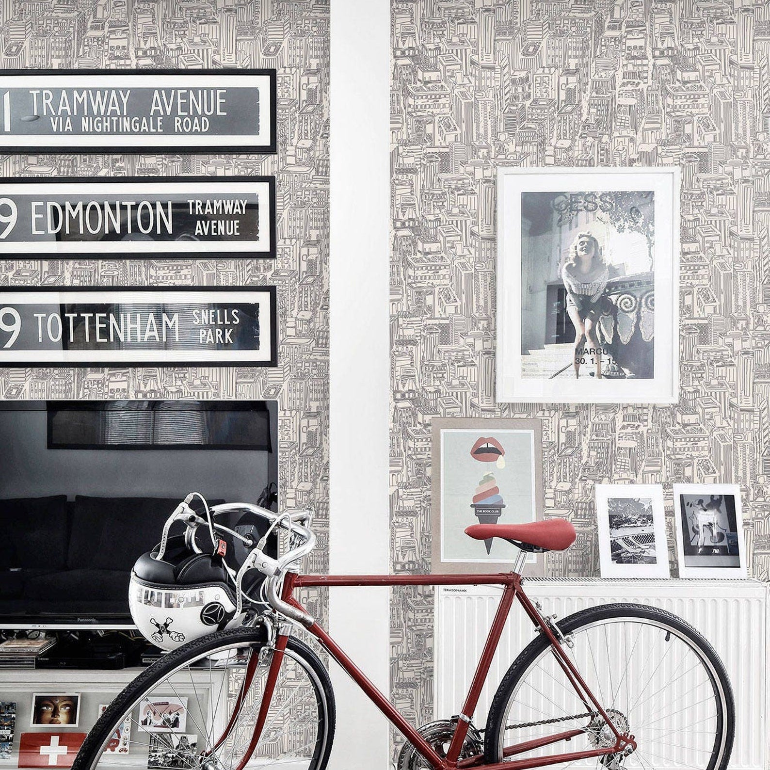 Carta da Parati Grattacieli New York Carta Vegana 250x200cm 5,5mq 