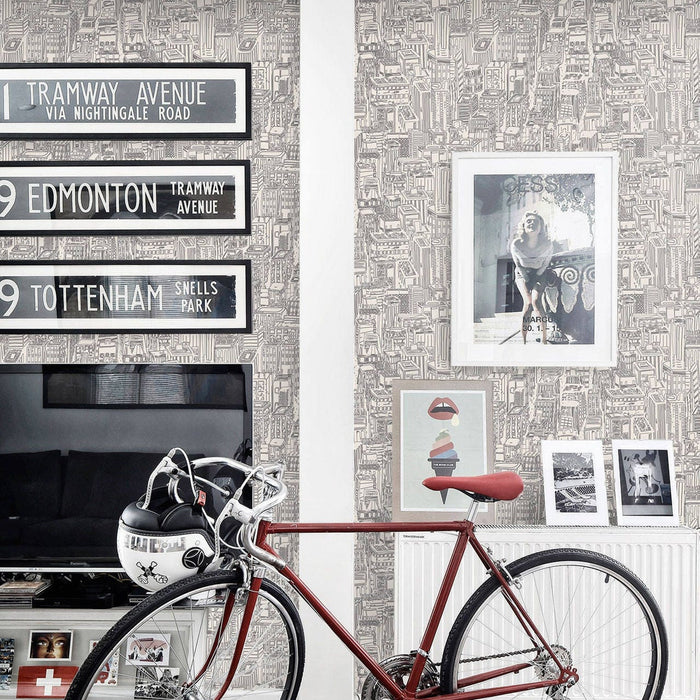 Carta da Parati Grattacieli New York Carta Vegana 250x200cm 5,5mq 