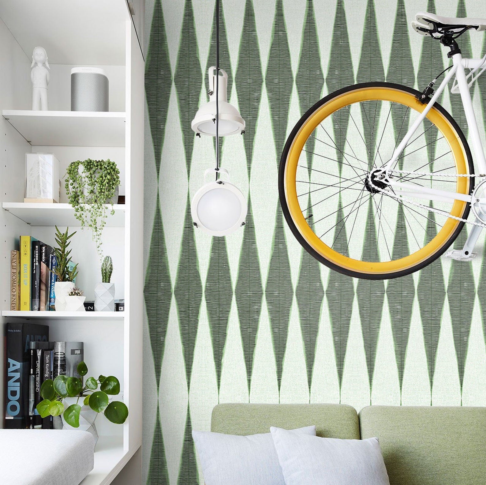 Carta da Parati Chevron Carta Vegana 250x200cm 5,5mq 