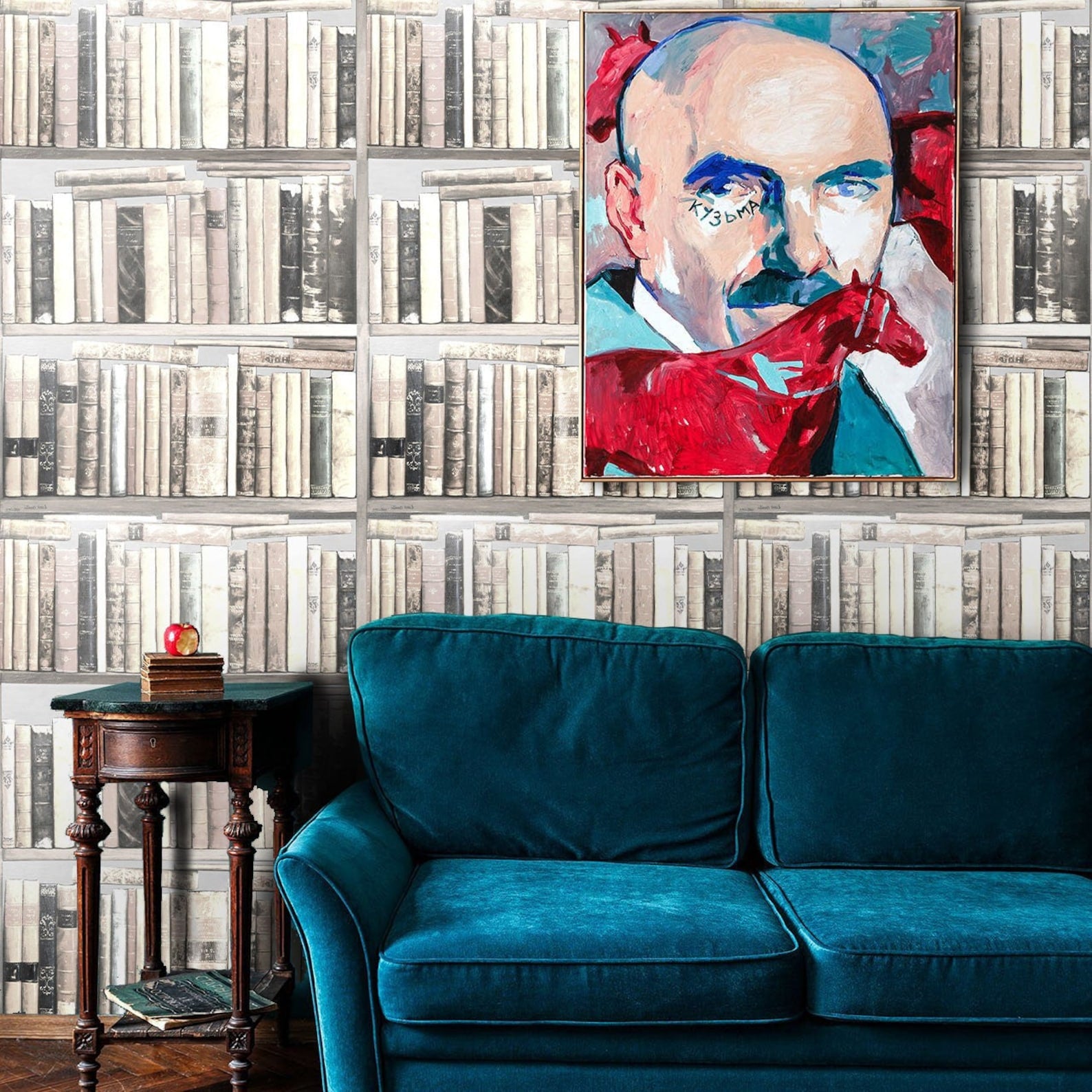 Carta da Parati Libri Bianchi Carta Vegana 250x200cm 5,5mq 