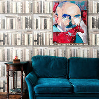 Carta da Parati Libri Bianchi Carta Vegana 250x200cm 5,5mq 