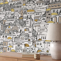 Carta da Parati Paesaggio Rurale Carta Vegana 250x200cm 5,5mq 