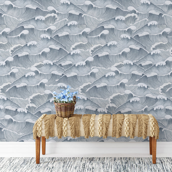 Carta da Parati Mare Carta Vegana 250x200cm 5,5mq 