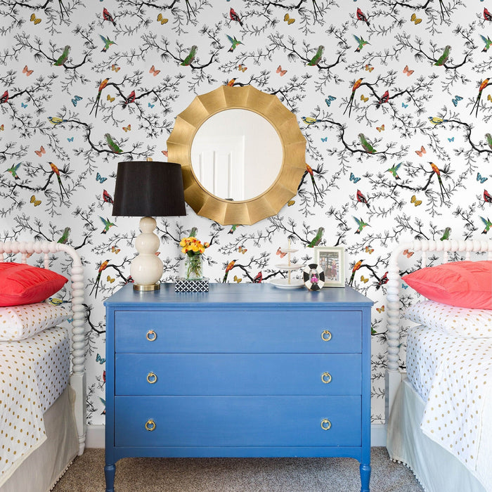 Carta da Parati Battito di Ali Carta Vegana 250x200cm 5,5mq 