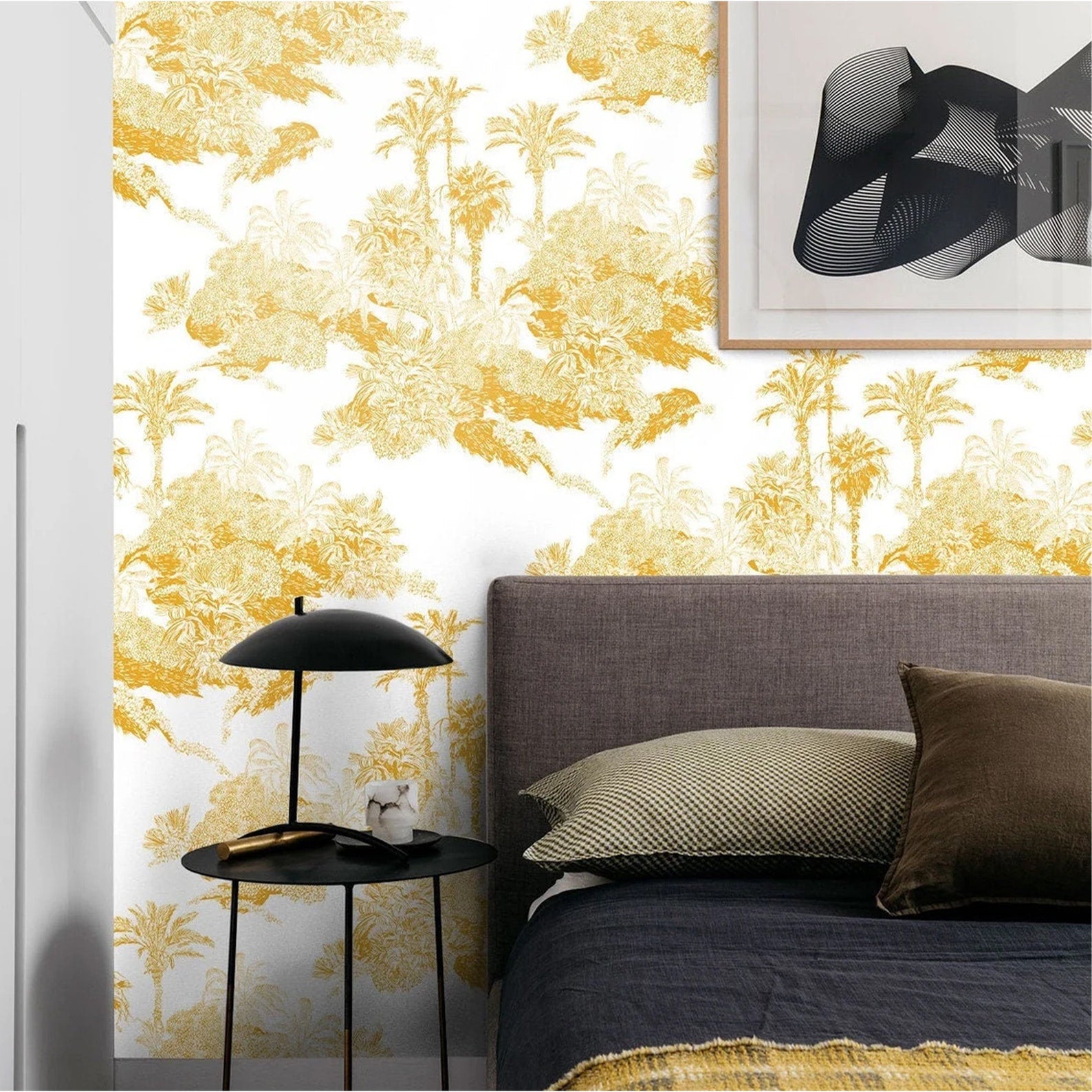 Carta da Parati Toile de Jouy Carta Vegana 250x200cm 5,5mq 