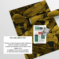 Carta da Parati Foglie di Banano Carta Vegana 250x200cm 5,5mq 