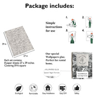 Carta da Parati Grattacieli New York Carta Vegana 250x200cm 5,5mq 