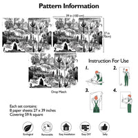 Carta da Parati Cactus Carta Vegana 250x200cm 5,5mq 