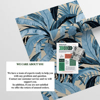 Carta da Parati Bosco Tropicale in Beige Carta Vegana 250x200cm 5,5mq 