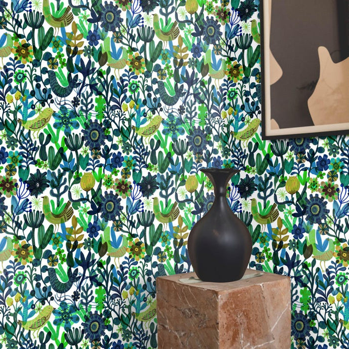 Carta da Parati Artistica Colorata 200x280cm 5 mq