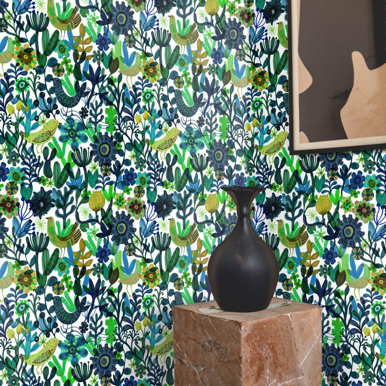 Carta da Parati Artistica Colorata 200x280cm 5 mq