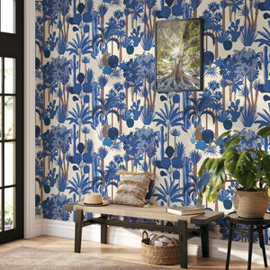 Carta da parati oasi del deserto 200x280cm 5 mq