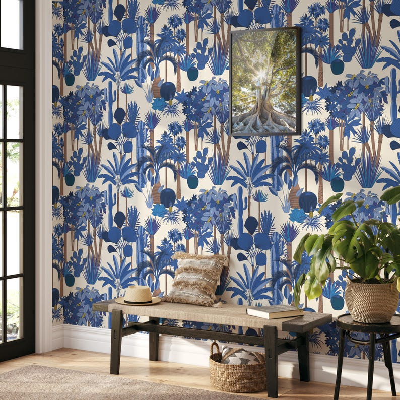 Carta da parati oasi del deserto 200x280cm 5 mq