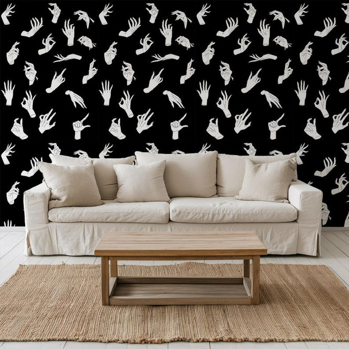 Carta da Parati Mani Gotiche 200x280cm 5 mq