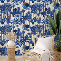 Carta da parati oasi del deserto 200x280cm 5 mq