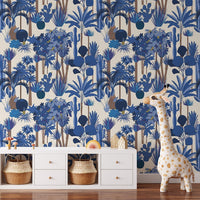 Carta da parati oasi del deserto 200x280cm 5 mq