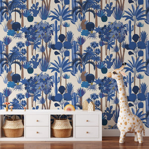 Carta da parati oasi del deserto 200x280cm 5 mq