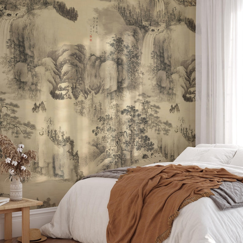 Carta da Parati Paesaggio Cinese 180x260cm 4 mq