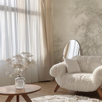 Carta da Parati Paesaggio Crema 360x260cm 9 mq