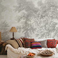 Carta da Parati Paesaggio Crema 360x260cm 9 mq