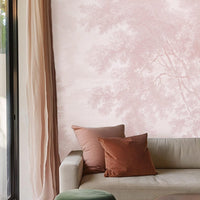 Carta da Parati Paesaggio Rosa 360x260cm 9 mq