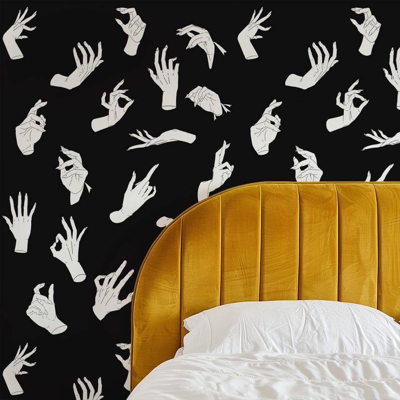 Carta da Parati Mani Gotiche 200x280cm 5 mq