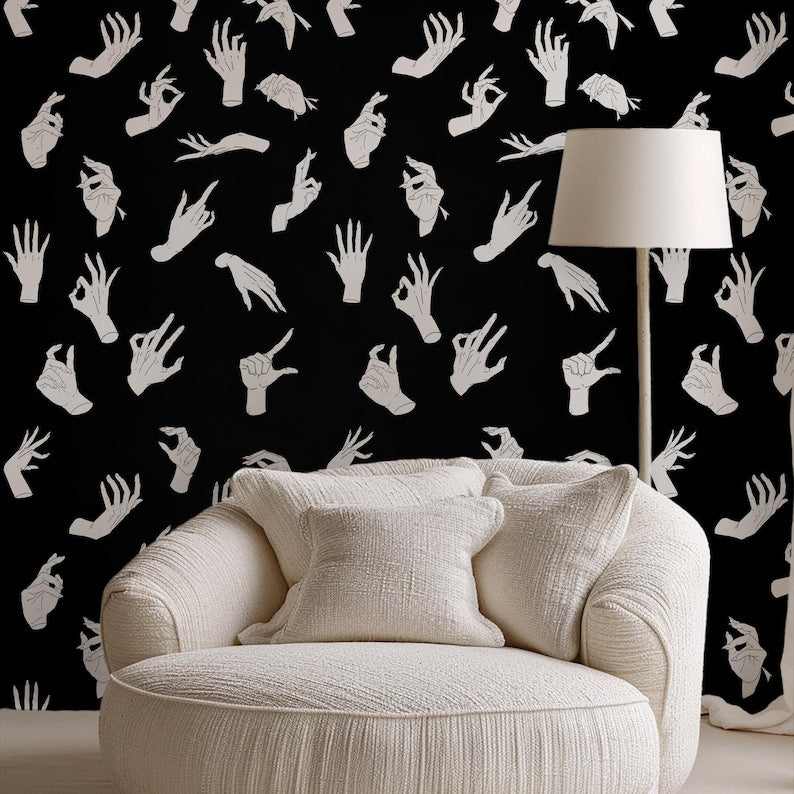 Carta da Parati Mani Gotiche 200x280cm 5 mq