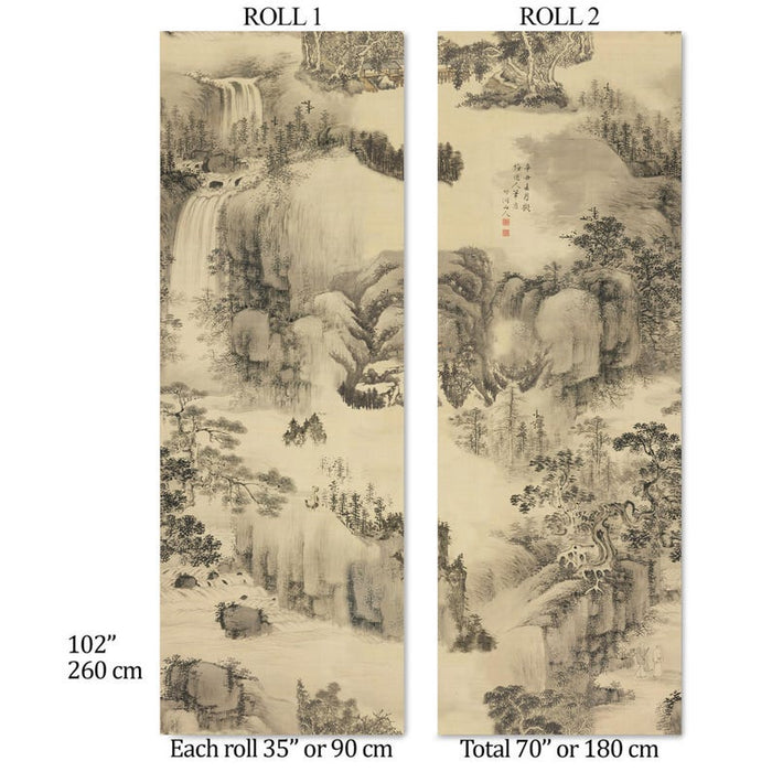 Carta da Parati Paesaggio Cinese 180x260cm 4 mq