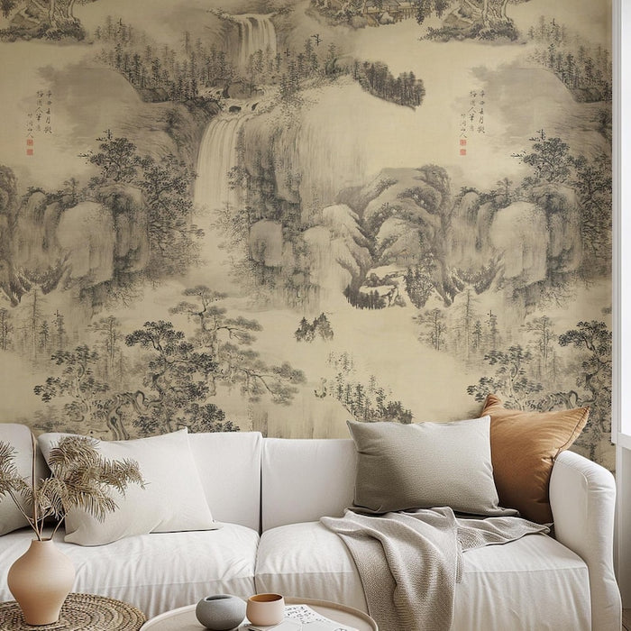 Carta da Parati Paesaggio Cinese 180x260cm 4 mq