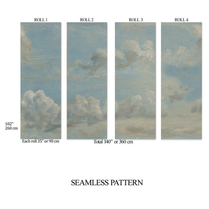 Carta da Parati Cielo Dipinto 360x260cm 9 mq