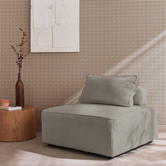 Modulo per divano modulare, 1 posto, grigio chiaro