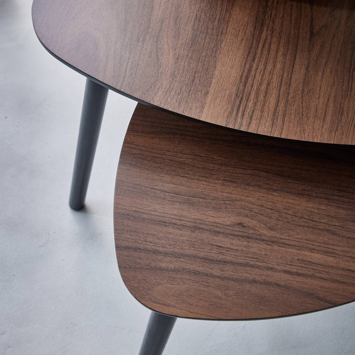 Tavolini scandinavi in mdf, marrone