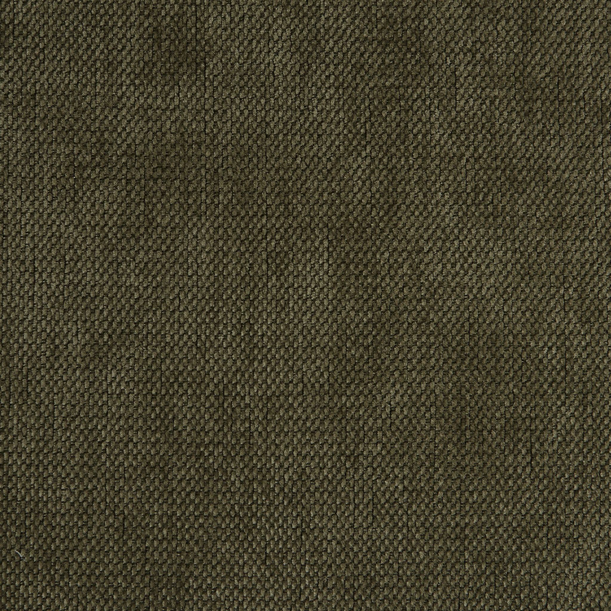 Divano angolare sinistro 3 posti tessuto, verde kaki